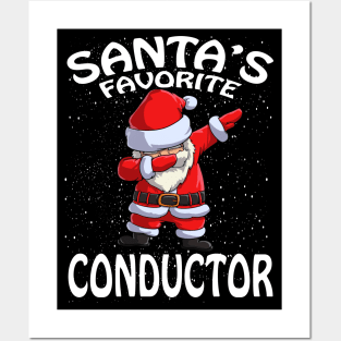 Santas Favorite Conductor Christmas Posters and Art